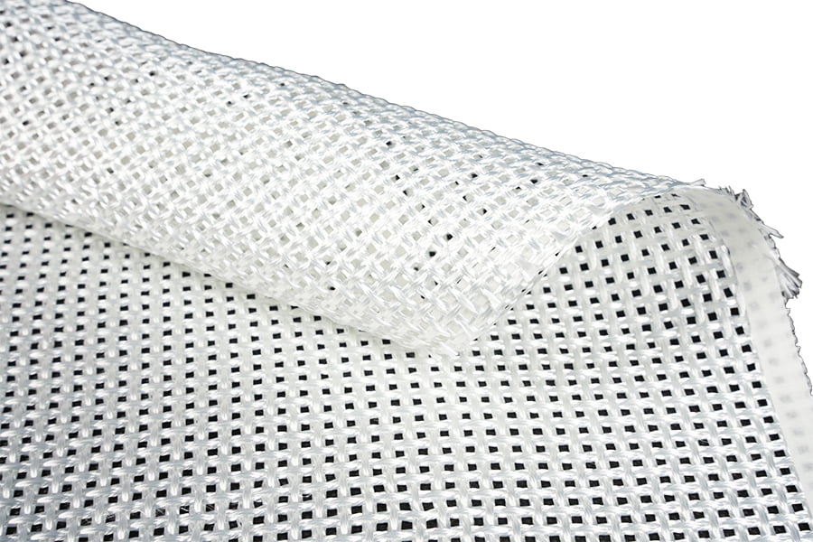 Kain Mesh Gentian Kaca Bersalut Akrilik Kalis Alkali