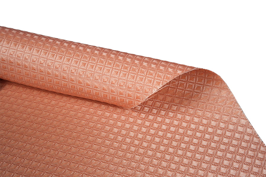 Fabrik gentian kaca bercorak jacquard kalis air dan kalis api – untuk penutup dinding